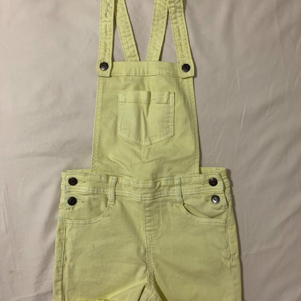 Bundle of Girls Size 7 Denim Overalls